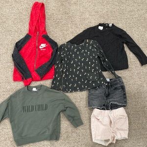 Little girl random bundle. Nike, Zara, Cotton on kids, and Old Navy. 12m -3T